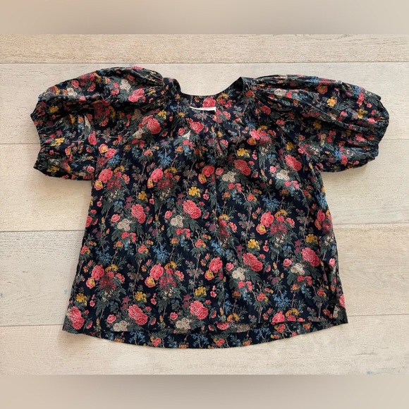 NWOT THE GREAT. The Carriage Top black enchanted floral size 1 - Picture 6 of 11